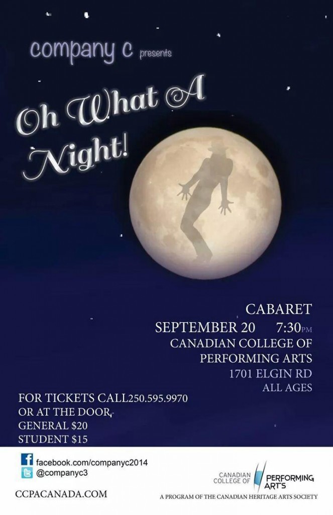 Oh What A Night Company C Cabaret September 20 2014