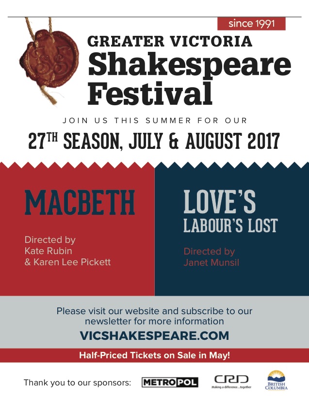 Greater Victoria Shakespeare Festival 