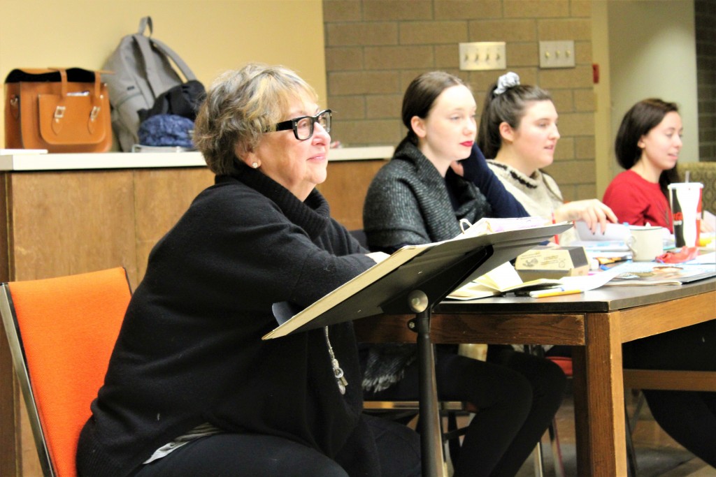 Glynis Leyshon rehearsal Ruddigore January 2017