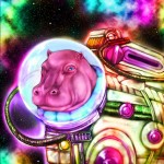 Space Hippo by Mochinosha, the Wishes Mystical Puppet Company at the Victoria Fringe Festival2016. Media release.
